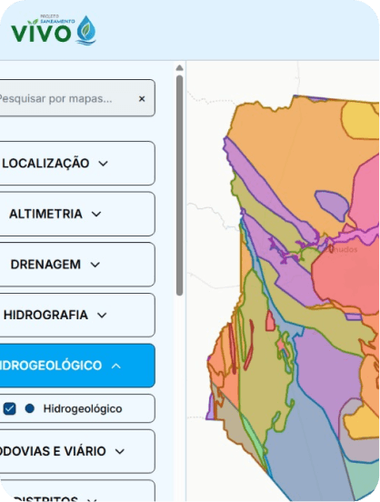 Plataforma digital de dados de saneamento